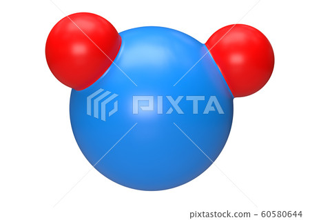 water molecule 3d rendering illustration... - Stock Illustration ...