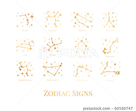 Illustration zodiac sign. Illustration zodiac sign. 60580747