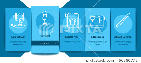 Sewing And Needlework Onboarding Elements Icons Set Vector Sewing And Needlework Onboarding Elements Icons Set Vector 60580775