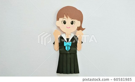 高中女生紙模型 高中女生紙模型 60581985