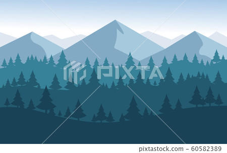 Vector illustration of a modern nature 60582389