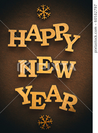 Winter holiday background with handmade wooden 60582797