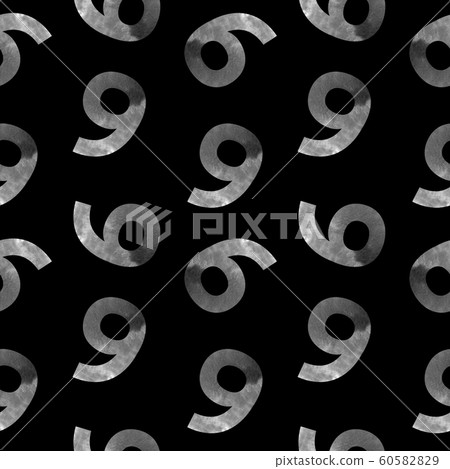 Seamless pattern with numbers 60582829