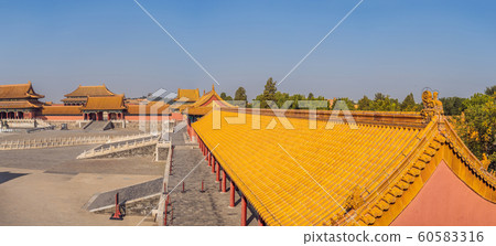 Ancient royal palaces of the Forbidden City in Beijing,China Ancient royal palaces of the Forbidden City in Beijing,China 60583316