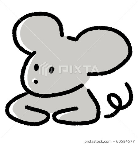 Mouse New Year's card 2020 Material Animal 60584577