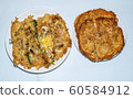 韓國料理海鮮pajeon，mungdujeon， 60584912