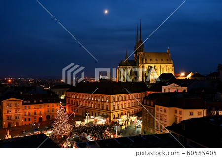 Christmas holidays in the center of Brno.Christmas 60585405