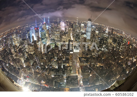 Manhattan overhead view Manhattan overhead view 60586102