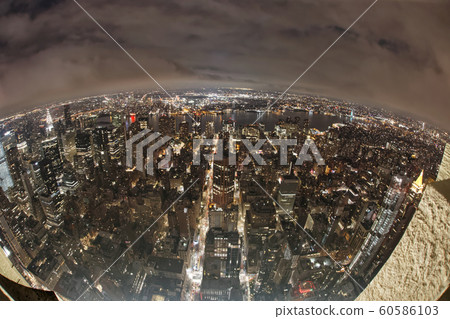 Manhattan overhead view Manhattan overhead view 60586103