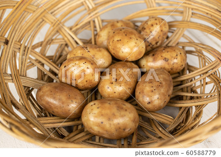 Tiramisu almond nut on grey wood 60588779