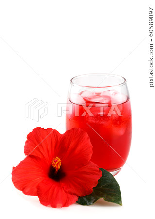 Refreshing hibiscus iced ted Refreshing hibiscus iced ted 60589097