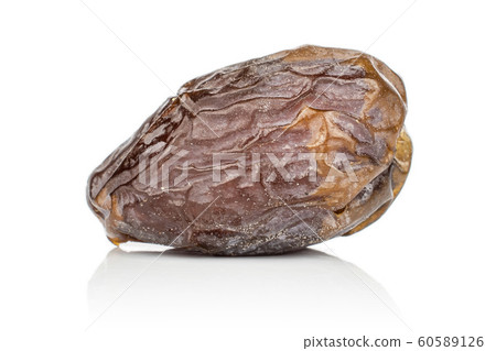Dried date fruit isolated on white Dried date fruit isolated on white 60589126
