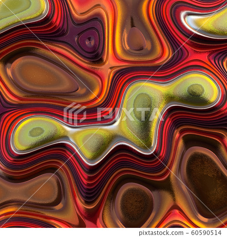 Beautiful, elegant, abstract background with metal and the texture of stone, marble and granite. 3d illustration, 3d 60590514