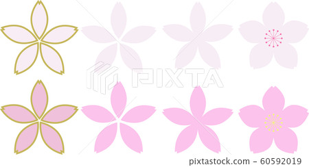 Japanese pattern cherry set 60592019