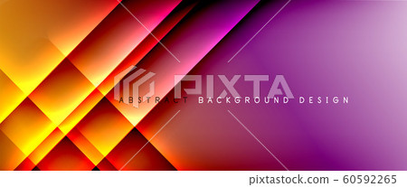 Trendy simple fluid color gradient abstract background with dynamic straight shadow line effect. Vector Illustration For Wallpaper, Banner, Background, Card, Book Illustration, landing page 60592265