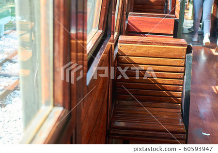 Empty seat on a train 60593947