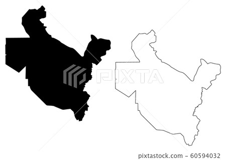 Saladin Governorate map vector.... 60594032