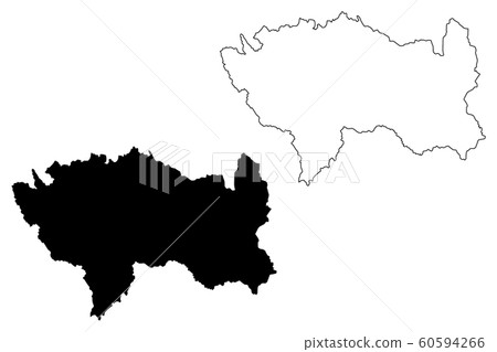 Junin Region map vector.... 60594266