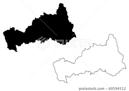 Department of Pasco map vector.... 60594512