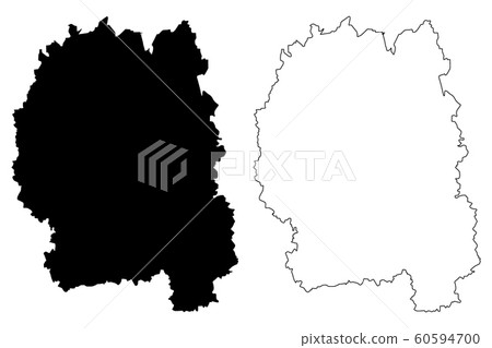 Zhytomyr Oblast map vector.... 60594700
