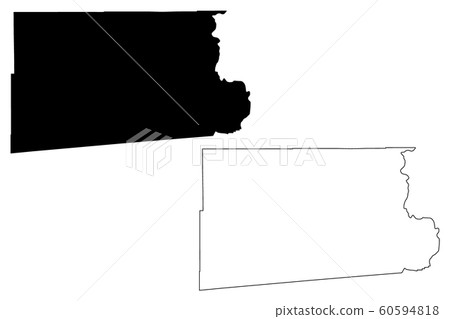 Imperial County, California map vector 60594818