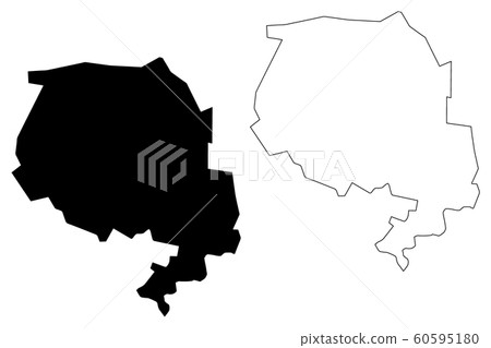 Navoiy Region map vector.... 60595180