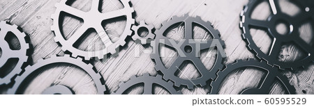 Gear industrial concept. Technology innovations Gear industrial concept. Technology innovations 60595529