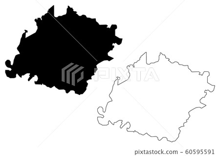 Ibb Governorate map vector.... Ibb Governorate map vector.... 60595591