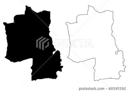 Hajjah Governorate map vector.... Hajjah Governorate map vector.... 60595592