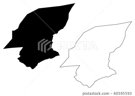 Hadhramaut Governorate map vector.... Hadhramaut Governorate map vector.... 60595593