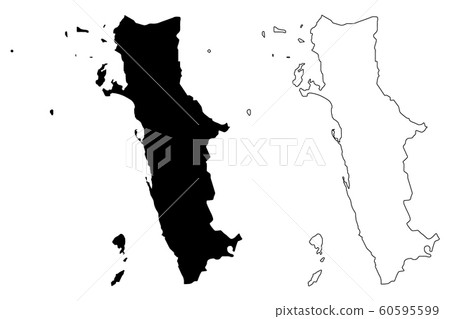 Al Hudaydah Governorate map vector.... Al Hudaydah Governorate map vector.... 60595599