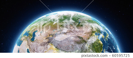 Planet Earth city lights Planet Earth city lights 60595725