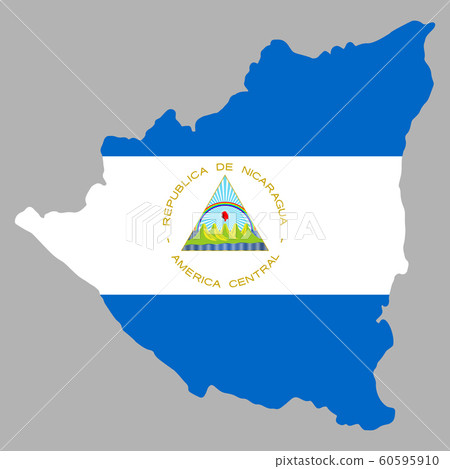 Nicaragua Map Flag Vector illustration Eps 10 Nicaragua Map Flag Vector illustration Eps 10 60595910