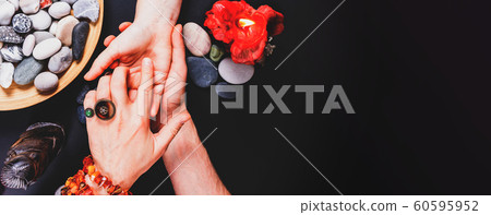 Fortune telling, divine magic and occultism banner. 60595952