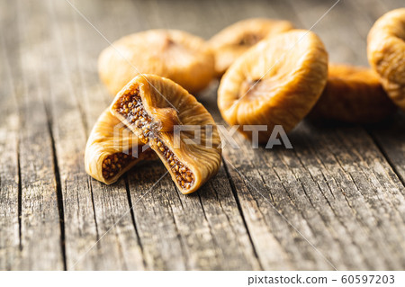 Sweet dried figs. 60597203