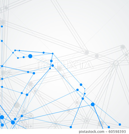 Vector illustration design and connecting dots... - Stock Illustration ...