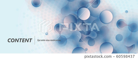 Molecular structures background and technology vector illustration 60598437
