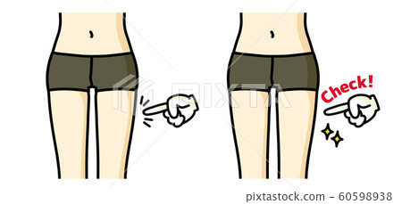 Slim thigh-Tightened thigh-Check 60598938