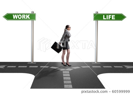 Work life or home balance business concept Work life or home balance business concept 60599999