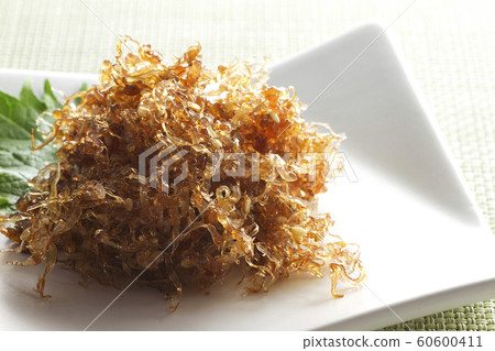 Cut squid in boiled rice 17 Cut squid in boiled rice 17 60600411