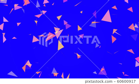 CG triangle Triangle confetti - Stock Illustration [60600917] - PIXTA