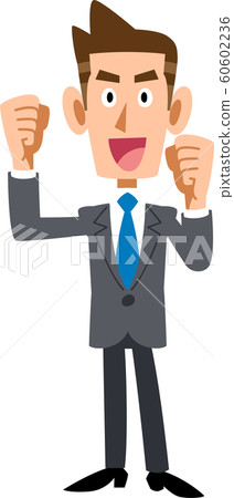 一個年輕的商人的全身 一個年輕的商人的全身 60602236