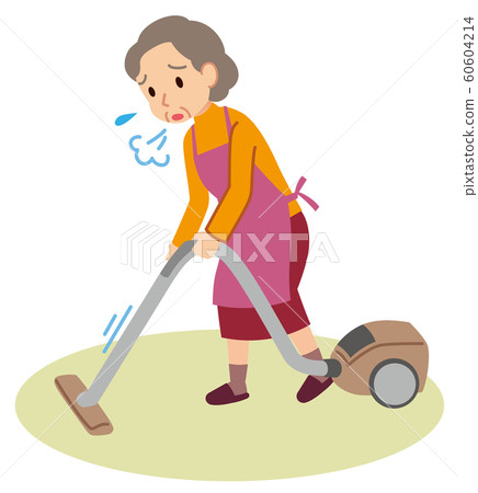 Seniors with vacuum cleaner Locomo 60604214