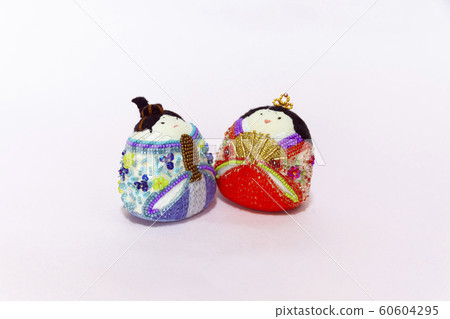 Beaded embroidery doll 60604295