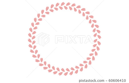 Sakura spring petal frame 60606410