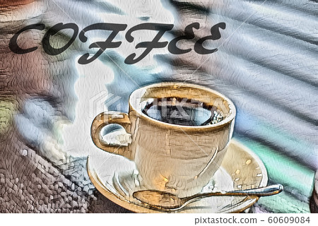 Coffee from high angle Coffee from high angle 60609084