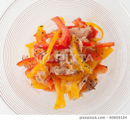 Marinated paprika and tuna 60609184