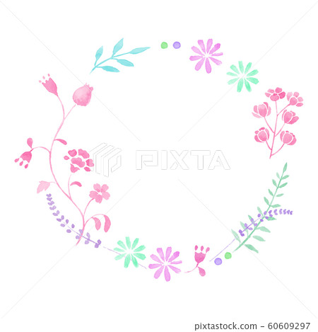 Plant frame watercolor 60609297