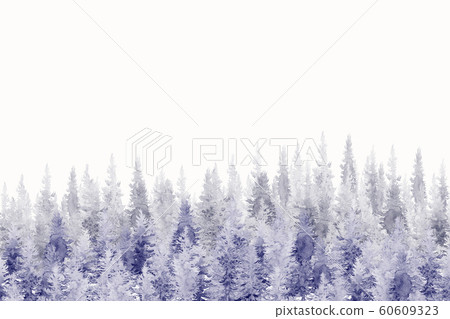 Watercolor painting of the forest background. 60609323