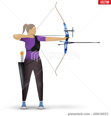 Archer with Bow Archery Sport 60610055